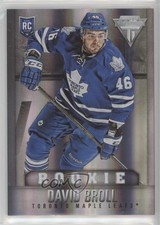 2013 Panini Rookie Anthology Titanium Update Jersey Number 9/46 David Broll 2d8