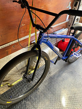 Mafia Bike 26in Blue/Black Bars, Pegs, 1 Speed, No Suspension