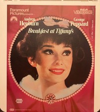 Vintage RCA SelectaVision CED Breakfast at Tiffany's Movie Video Disc 00684
