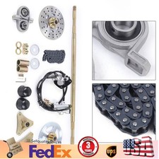 740mm Complete Rear Go Kart Rear Live Axle Kit Cylinder Caliper For Gokart