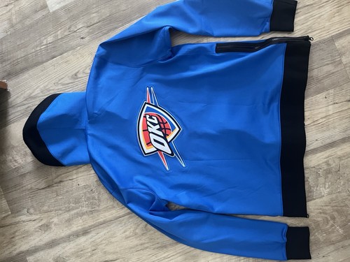 Oklahoma City Thunder Nike Showtime Thermaflex Therma Flex Full Zip Hoodie OKC - Picture 8 of 9