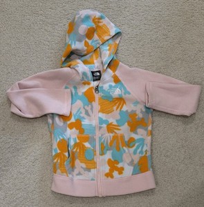 Northface Girls Glacier Zip up Sweatshirt Hoodie 4T