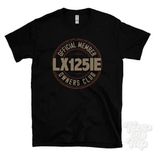 OFFICIAL MEMBER LX125IE OWNERS CLUB T-SHIRT motorcycle biker gift retro logo