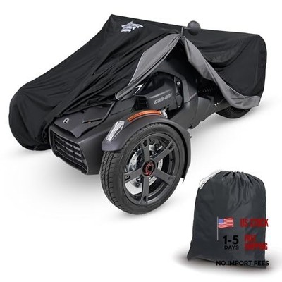 Can-Am Ryker Full Motorcycle Cover with Heat Shield & Expandable Pouch -