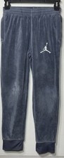 Nike Air Jordan Velour Pants Youth Med Gray Kids Unisex