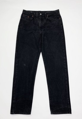 Keegan Casucci Herren Jeans gebraucht W34 Gr. 48 gerades Bein Boyfriend schwarz Denim T651