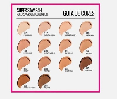 (CHOICE OF COLOR) Maybelline Super Stay 24HR Full Coverage Foundation 2&3 PACKS
