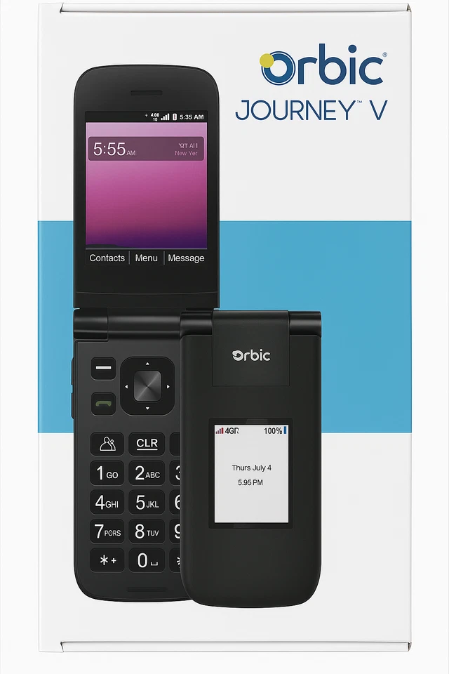 Orbic Journey V - 8 GB - Black (Unlocked) Spectrum Mobile - Image 3 of 3