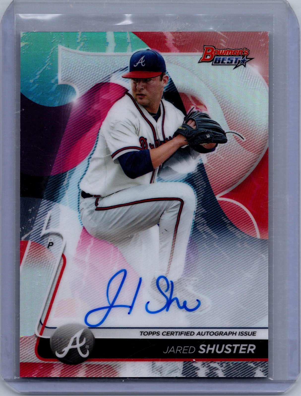 2020 Bowman's Best #B20-JSH Jared Shuster Best of 2020 Autographs