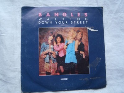 Bangles Walking down your Street (Remix) 7`Single