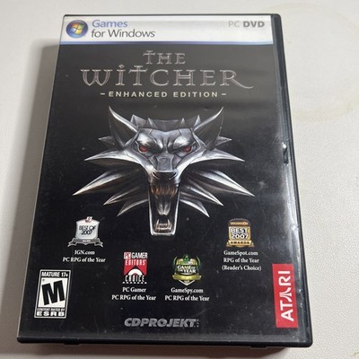 The Witcher: Enhanced Edition (PC, 2008) - Complete W/ Map, Booklets CIB