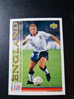 PAUL GASCOIGNE UD WM 1994 Preview englische/deutsche Version England Star