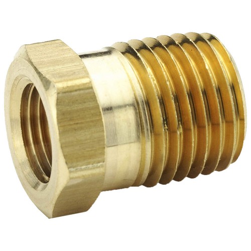 PARKER 209P-4-2 Hex Bushing, Brass, 1/8 x 1/4 in, NPT 60WG60