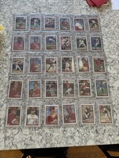 1991 Topps DESERT SHIELD Cincinatti Reds COMPLETE Team Set The Big Red Machine