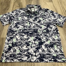 Under Armour Playoff 3.0 Printed Golf Polo Shirt Men s Large 1378677-014 NWT 70
