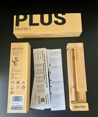 Meater PRO (Meater 2 plus) Wireless Smart Meat Thermometer - EUC in Original Box