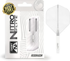 Nitro Flite Darts Flights & Shafts No.2 Shape Pro Accessory Short/Med/Int Option