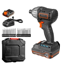 Uimoso Cordless Impact Driver 1/4 In 20 V Brushless Motor 2800 RPM