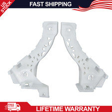 2x White Front Bumper Bracket Support Spacer Retainer Cover Fits 04-2009 Mazda 3 2x White Front Bumper Bracket Support Spacer Retainer Cover Fits 04-2009 Mazda 3