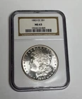 1883 CC US Morgan Silver Dollar $1 Key Date NGC MS63