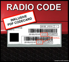 ??Radio Code passend für Mercedes Citan W415 2012 - 2021 ??Radio Code passend für Mercedes Citan W415 2012 - 2021