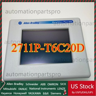 New Allen Bradley 2711P-T6C20D  PanelView Plus 600 FREE SHIP