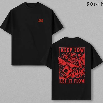 Stay Low, Let it Flow, Firefighter Shirt, Firefighter Gifts, Fire Department Shi