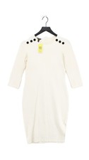 Baukjen Bodycon Midi Dress UK8 in White