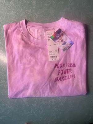 SAILOR MOON × UNIQLO T-Shirt Small RARE Moon Prism Power Make-up Manga