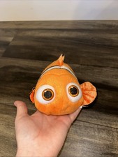 Disney Finding Nemo Plush Orange Clownish 6"