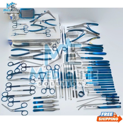 Juego de 66 piezas instrumentos de rinoplastia mayor nariz y kit de cirugía plástica rápido - Imagen 2 de 4