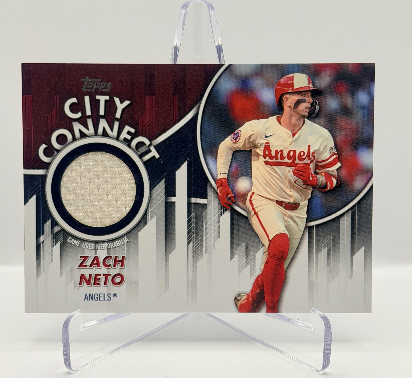 2024 Topps #CC2-ZN Zach Neto City Connect Swatch Collection Relics (Series Two)