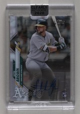 2020 Topps Clearly Authentic Auto Seth Brown #CCA-SB Auto 2g6