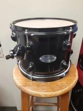 PDP Mainstage Tom Drum 10" X 8" Black Sparkle Hardware 10" Tom PDP by DW L-Rod