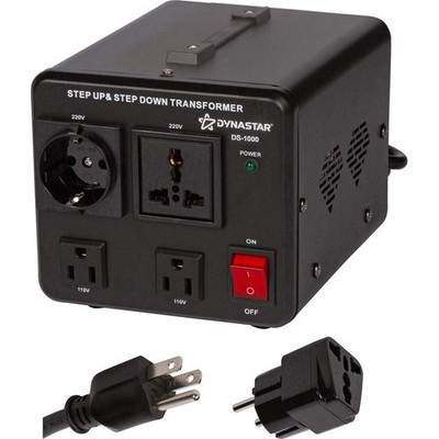 Dynastar Step Up & Step Down Voltage Converter and Transformer, 110-220 to 22...