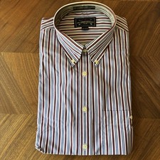 Vintage The Arrow Company Pastime Men's Stripe Dress Shirt 15 32/33