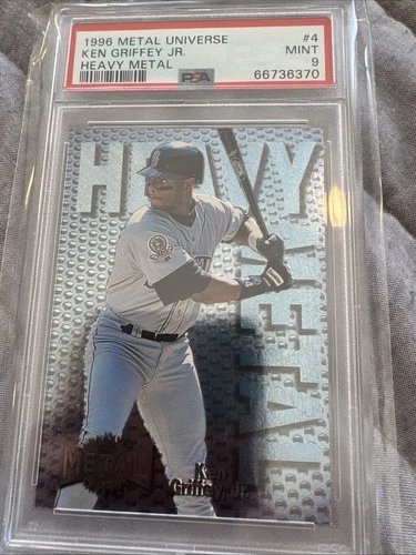 Ken Griffey Jr 1996 Metal Universe Heavy Metal Sub-Set PSA 9 MINT Mariners HOF