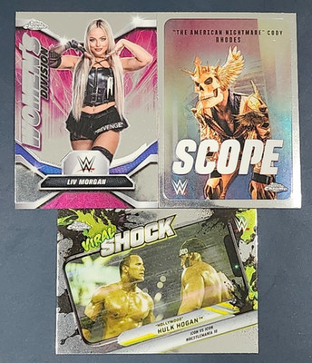 2026 Topps Chrome WWE INSERTS You Pick the Card - 2 Card Minimum