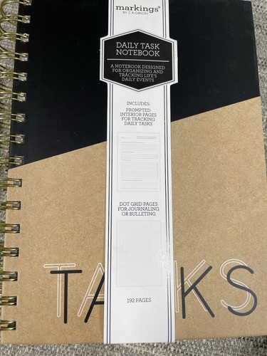 CR Gibson Daily Tasks Notebook Journal Planner - Picture 9 of 10