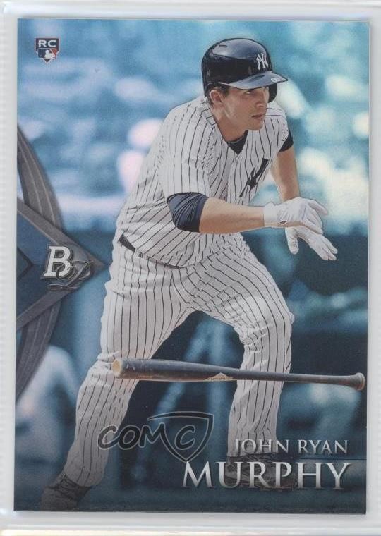 2014 Bowman Platinum Blue Sapphire JR Murphy John Ryan Murphy #98 Rookie RC 0b3