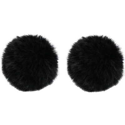 Mikrofon Windschutz 2 Stück Schwarz Lautsprecher Lavalier Windshield 1cm