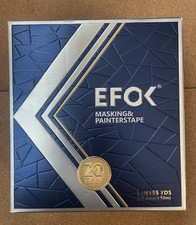 EFOK Blue Painters Tape 1 Inch Bulk - Paint Tape 20 Rolls X 1 Inch X 55 Yards