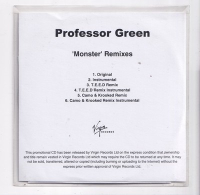 (LR941) Professor Green, Monster - Remixes - DJ CD