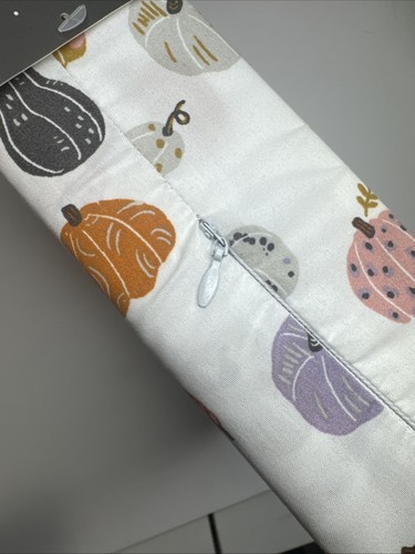Juego de sábanas Envogue 4 piezas Queen nuevo colorido estampado de calabaza otoño acción de gracias - Imagen 7 de 8