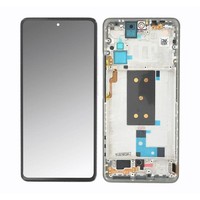 Original Xiaomi Mi 11T Pro 5G Amoled Display Touchscreen Mit Rahmen Silber Grau