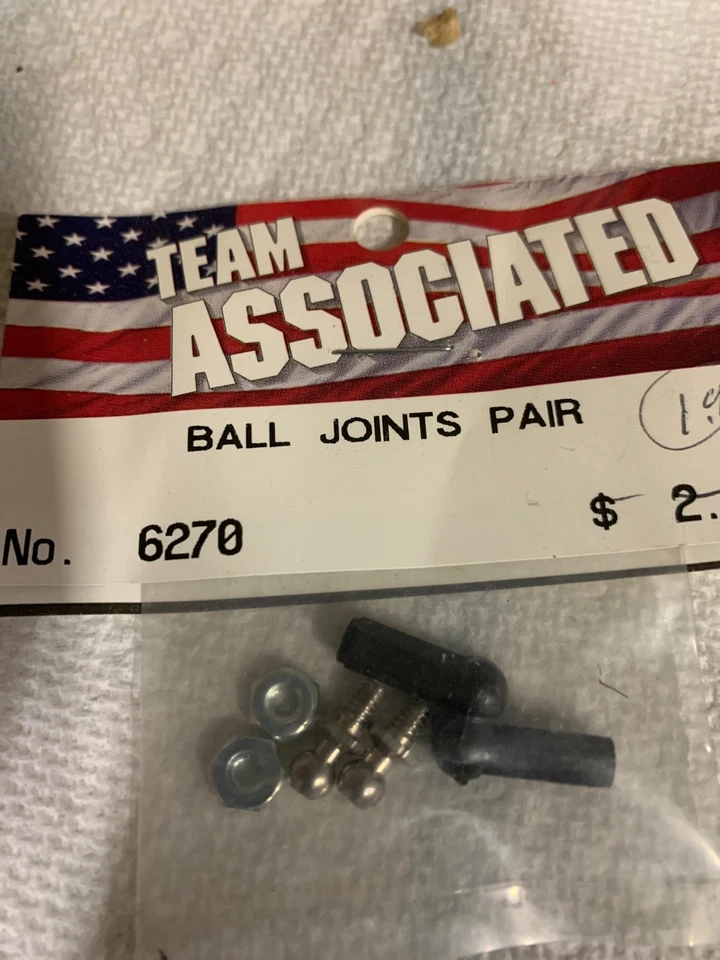 Vintage Team Associated RC10 Ball Joints Pair RC Cars & Trucks New Old Stock - Image 2 of 4