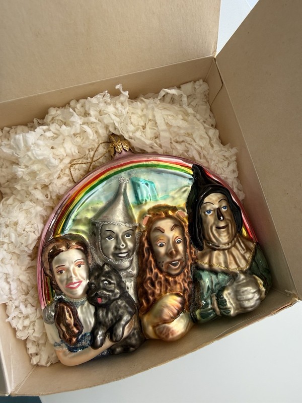 Vintage Kurt S. Adler Christmas Ornament Wizard of oz Dorothy Toto 1999