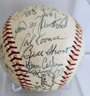 1968 NY Mets Autographed Baseball, Team Signed, JSA LOA