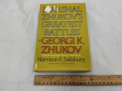 Marshal Zhukov s Greatest Battles by Harrison E. Salisbury (hardcover, 1969)