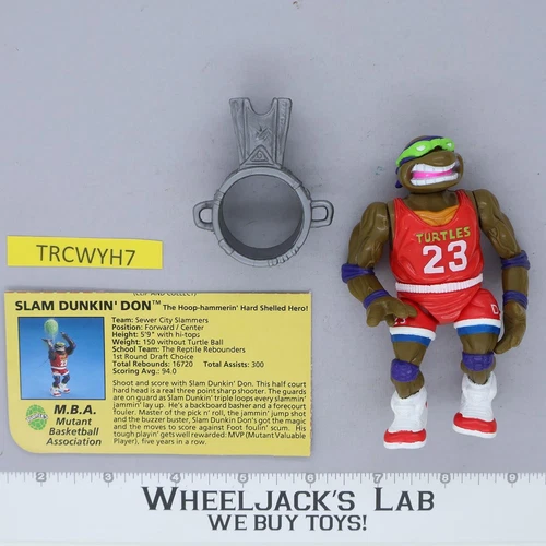 Slam Dunkin' Don Teenage Mutant Ninja Turtles 1991 Vintage Playmates